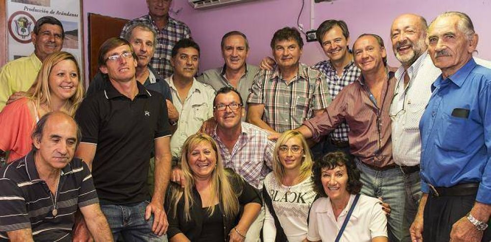 Bahl reuni� a toda la dirigencia de Concordia en La Criolla