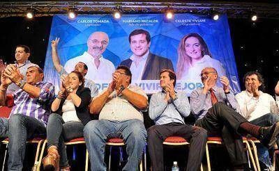 El movimiento obrero de la Ciudad apoy� la candidatura de Recalde y Tomada