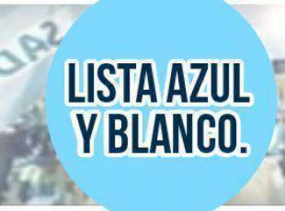 Conferencia de prensa de la Lista Azul y Blanco SADOP en Mar del Plata