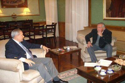 Fellner analiz� con Barrionuevo la agenda legislativa  	
