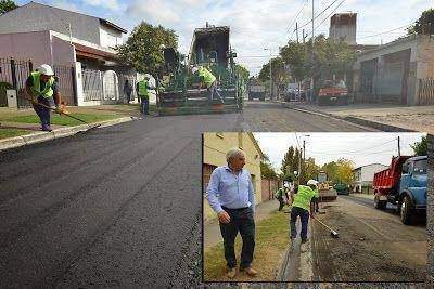 Malvinas Argentinas invierte para el mantenimiento de asfaltos