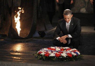 Obama conden� el antisemitismo en su mensaje por el D�a del Holocausto