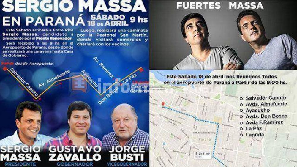 Con ruta marcada, el massismo entrerriano espera a Massa