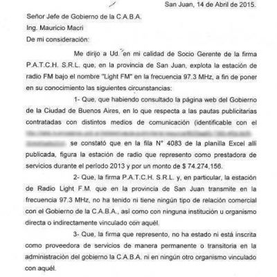 Advierten posible desv�o de plata del macrismo en la provincia