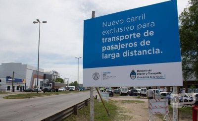 El carril exclusivo para micros estar�a para las vacaciones de invierno