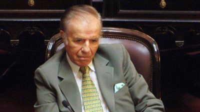 Menem elogi� a Scioli, Massa y Macri: 