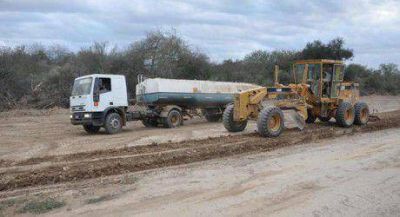 Trabajan en obras b�sicas sobre m�s de cien nuevos kil�metros para pavimentar la ruta 86