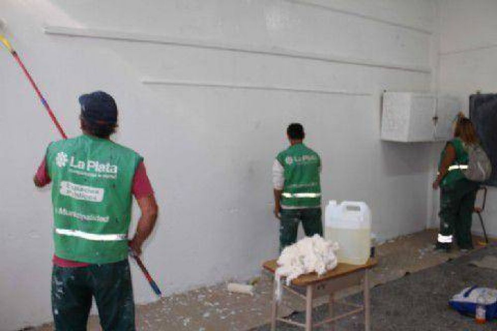 La Municipalidad de La Plata realiz� obras de puesta en valor en el Normal 2