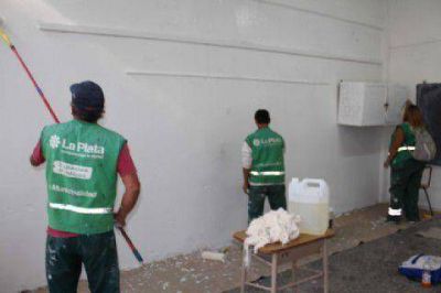 La Municipalidad de La Plata realiz� obras de puesta en valor en el Normal 2
