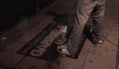 Michetti estrena biograffitis en su campa�a