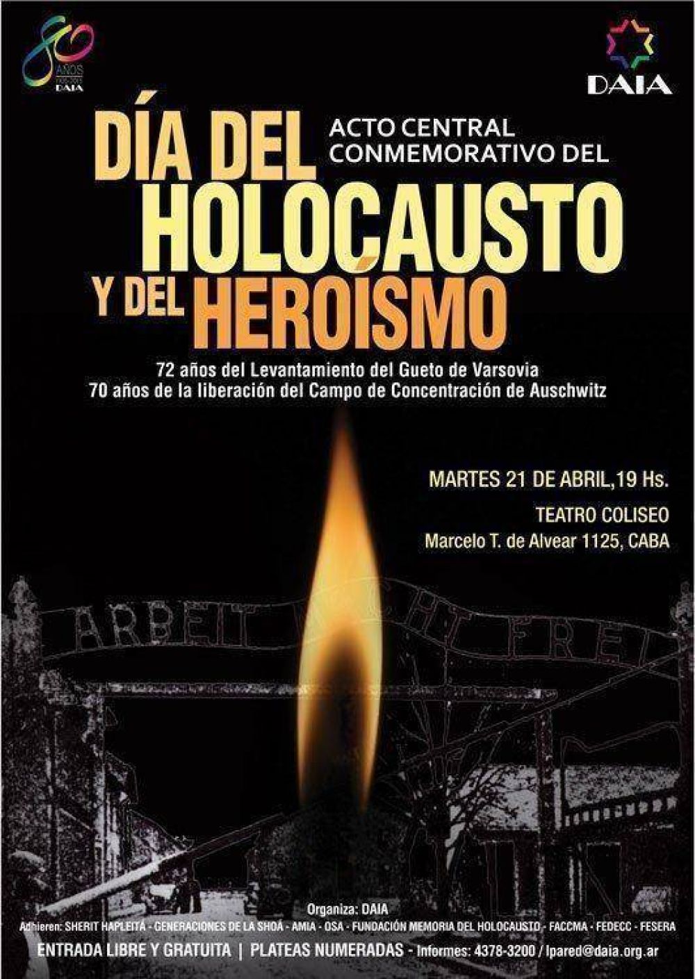 Acto Central por el Da del Holocausto