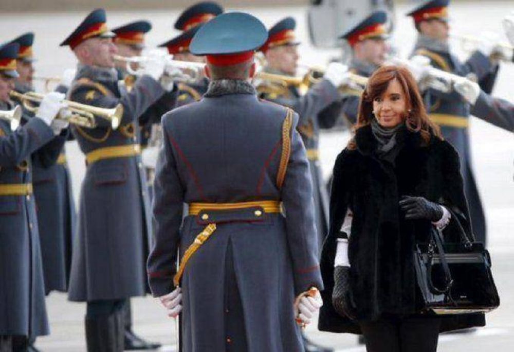 Cristina ya est� en Rusia para reunirse con Putin