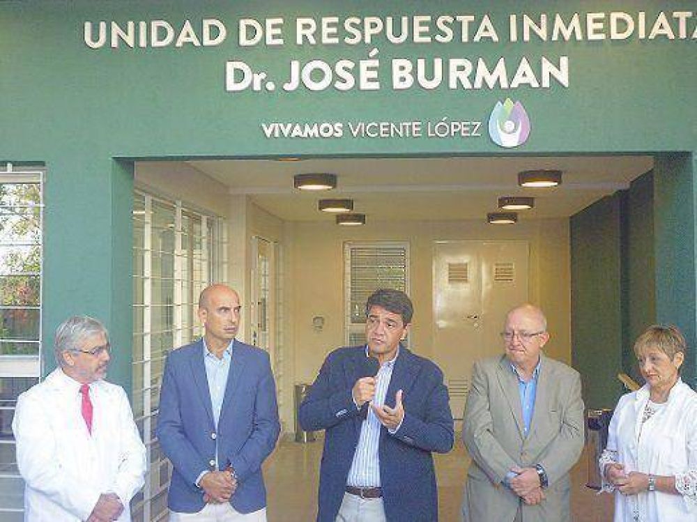 Jorge Macri inaugur� la Unidad de Respuesta Inmediata de Carapachay