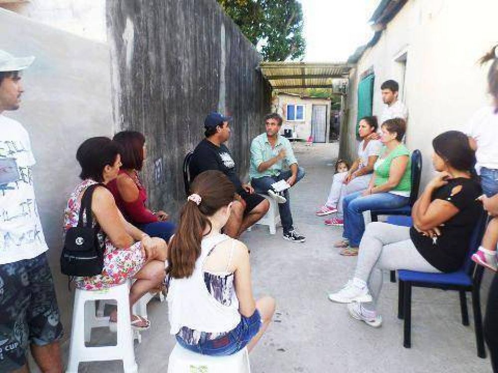 Federico Guibaud, mano a mano con vecinos