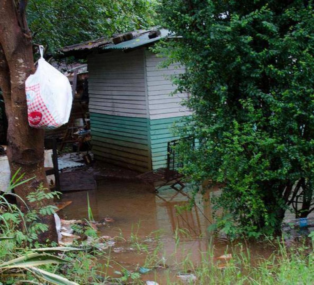  Piquetes en Ober� por terrenos anegados en barrio San Miguel