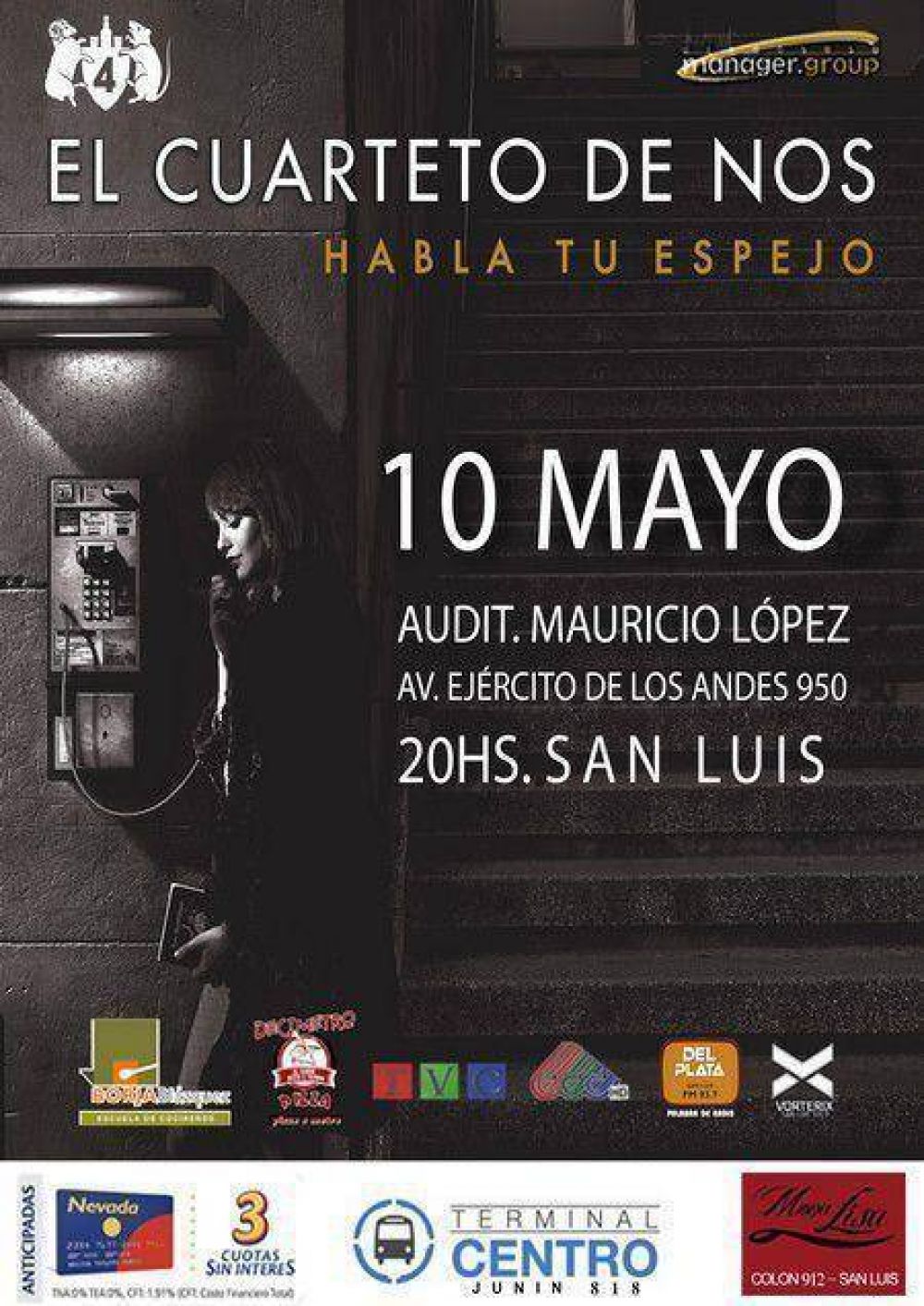  El Cuarteto de Nos y Nonpalidece se presentar�n en San Luis