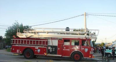 Voraz incendio en la Capital