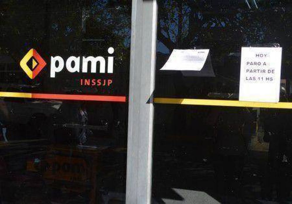  PAMI estuvo de paro por reclamos laborales
