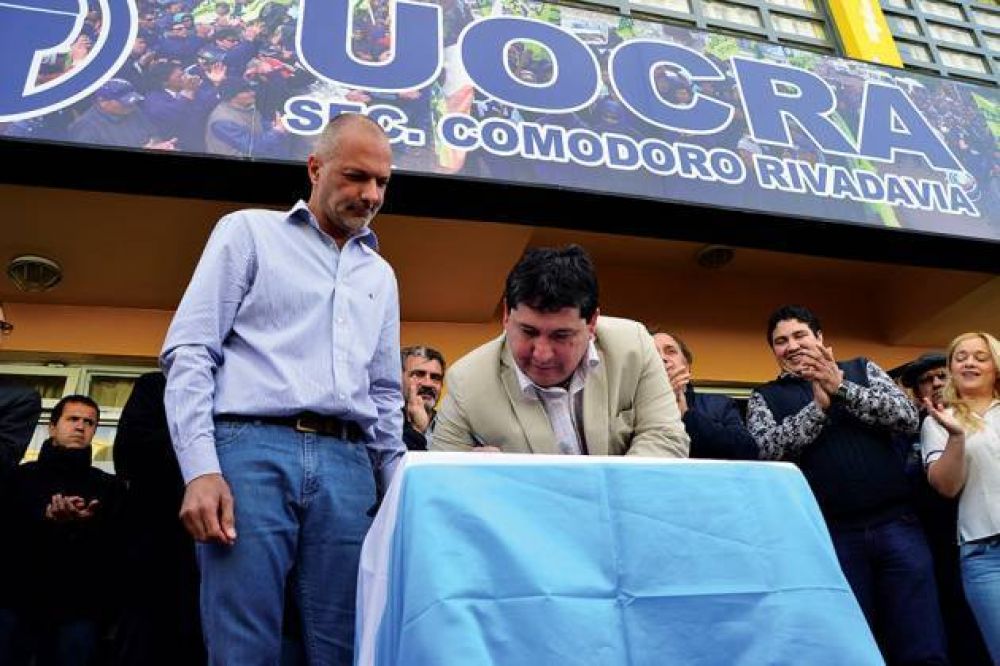 Buzzi destac� la �pacificaci�n� conseguida con la UOCRA