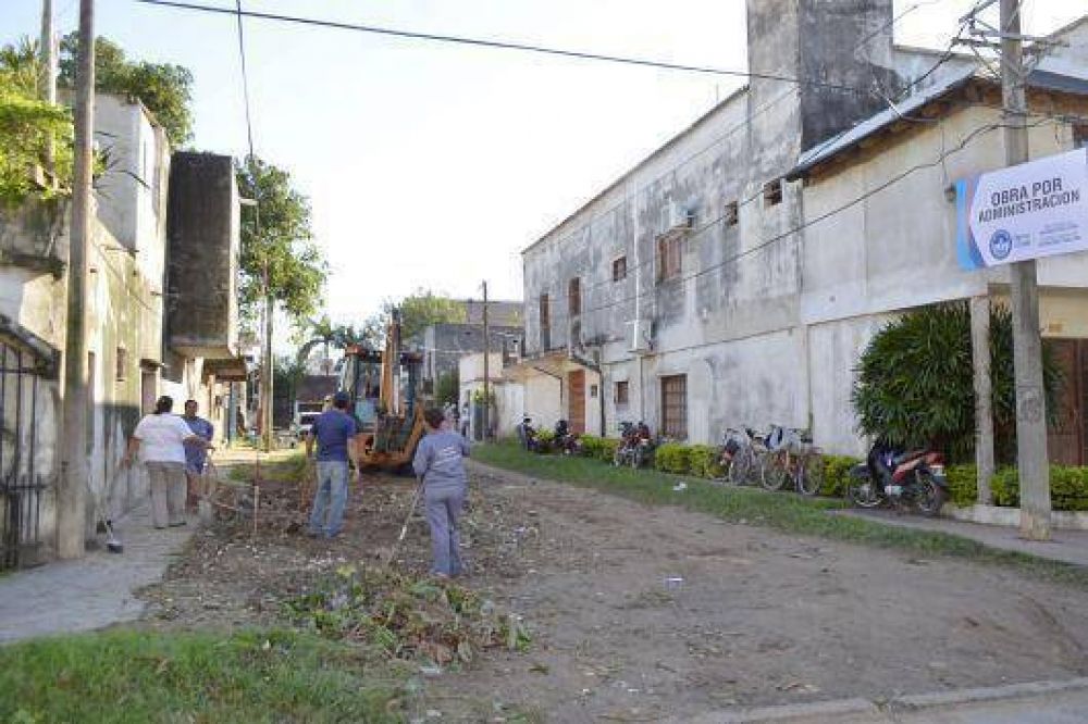 La Municipalidad inici� los trabajos para colocar pavimento articulado en el pasaje Lafont