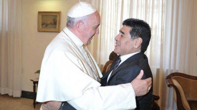 Maradona visit� al Papa: 