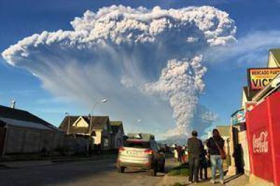 Las cenizas del volc�n Calbuco podr�an llegar a Buenos Aires por los cambios en los vientos
