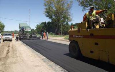 Tras la amenaza de Brasca, comenz� la repavimentaci�n de la Ruta 191