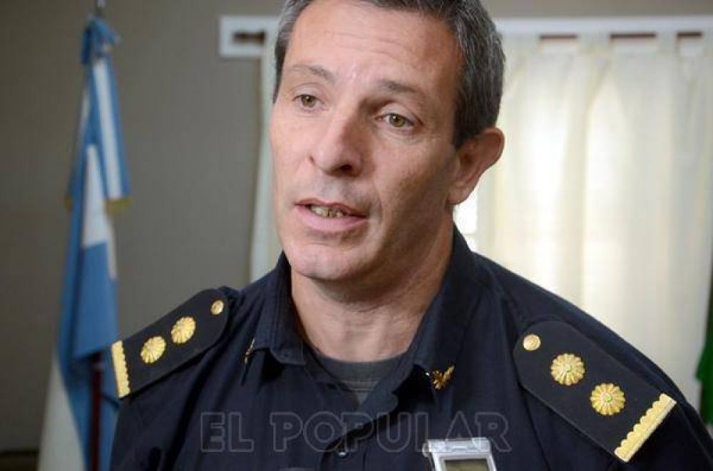 Confirmaron al comisario Luis Albertario como Jefe Distrital