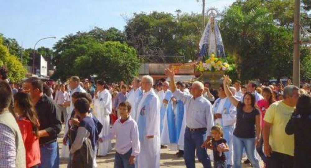 Multitudinario homenaje brindaron a la Patrona y Protectora de Corrientes