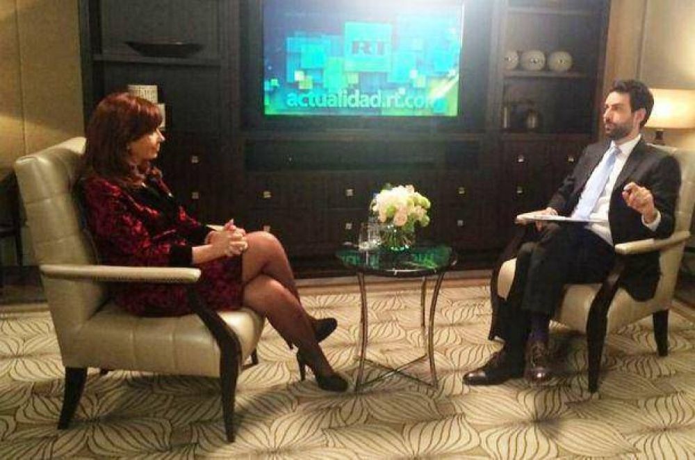 Periodista pampeano en Rusia entrevist� a CFK