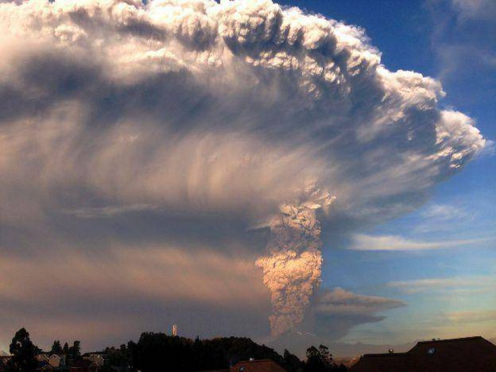 Creen que las cenizas del volc�n Calbuco llegar�n al sur de Mendoza el viernes