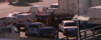 Doce heridos en un choque m�ltiple en autopista 25 de Mayo