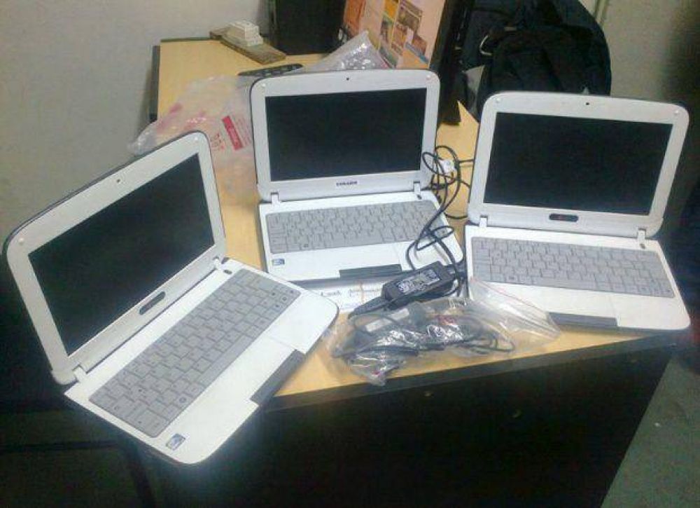 Recuperaron ms computadoras que haban sido robadas en una escuela de Balde
