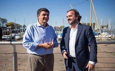 Emiliano Giri y Jorge Macri juntos en Vicente L�pez