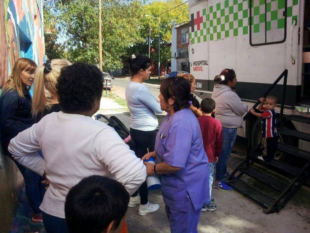 El Hospital M�vil brind� servicios en la Villa 9 de Julio