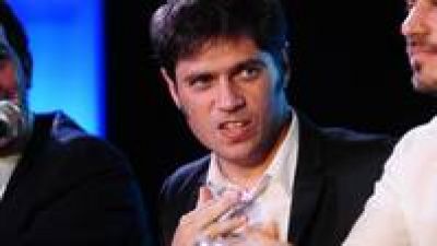 El entorno de Kicillof no quiere que vaya de vice de Scioli
