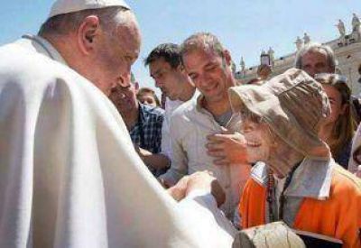 La anciana que peregrin� 1000 km se reuni� con el Papa