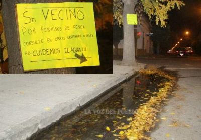 Cuidado, agua suelta