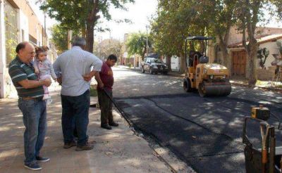 REPAVIMENTAN LA CALLE 55