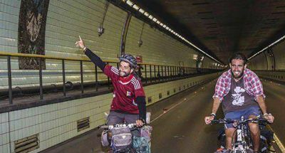 Dos santafesinos recorrieron Sudam�rica en bici