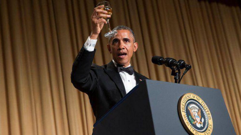 Obama se visti� de humorista y brome� con aliados y opositores