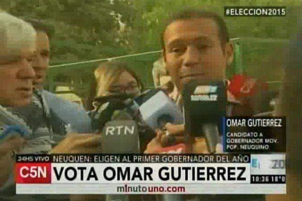 Vot� el candidato oficialista en Neuqu�n: 