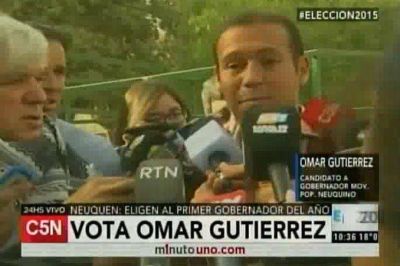 Vot� el candidato oficialista en Neuqu�n: 