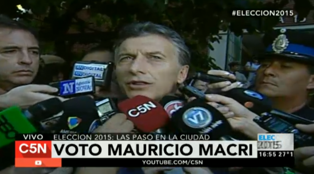 Vot� Mauricio Macri: 