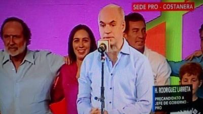 Horacio Rodr�guez Larreta, tras el triunfo: 