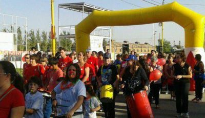Por donaci�n de m�dula, hicieron la �Caminata de Nahuel�