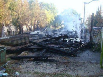 Punta Alta: un incendio destruy� la ex estaci�n ferroviaria