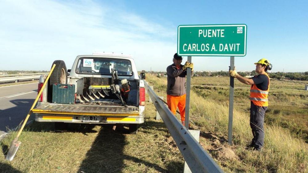 Un puente de acceso a Bah�a Blanca lleva el nombre de un desaparecido pampeano