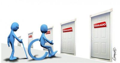 Personas con discapacidad reclaman por un trabajo