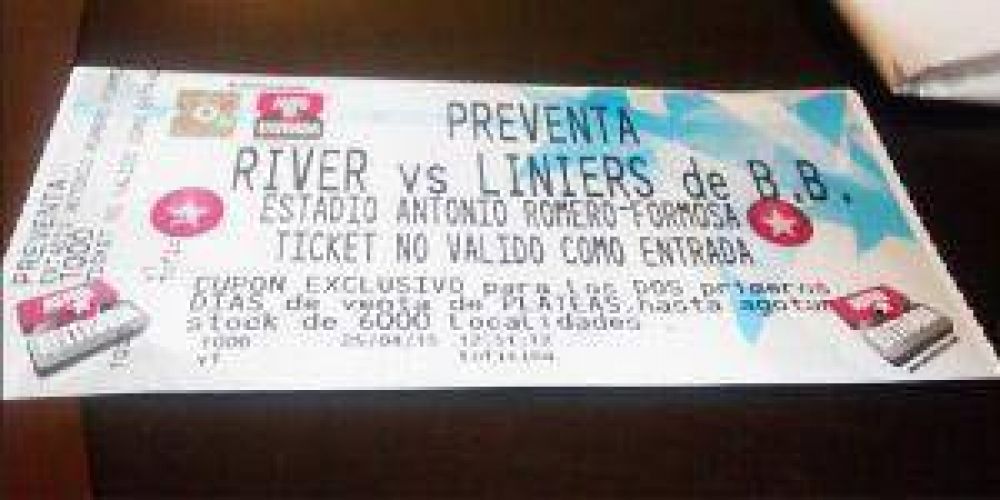 Ya se palpita la venida de River a Formosa